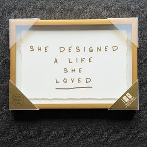 Gold Framed Inspirational Art